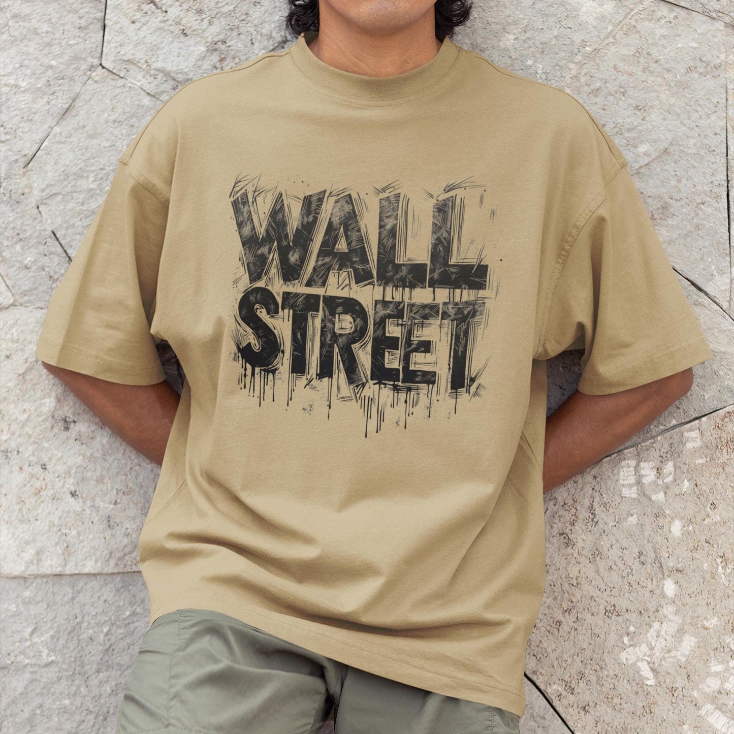 Oversized Wall Street Static T-Shirt