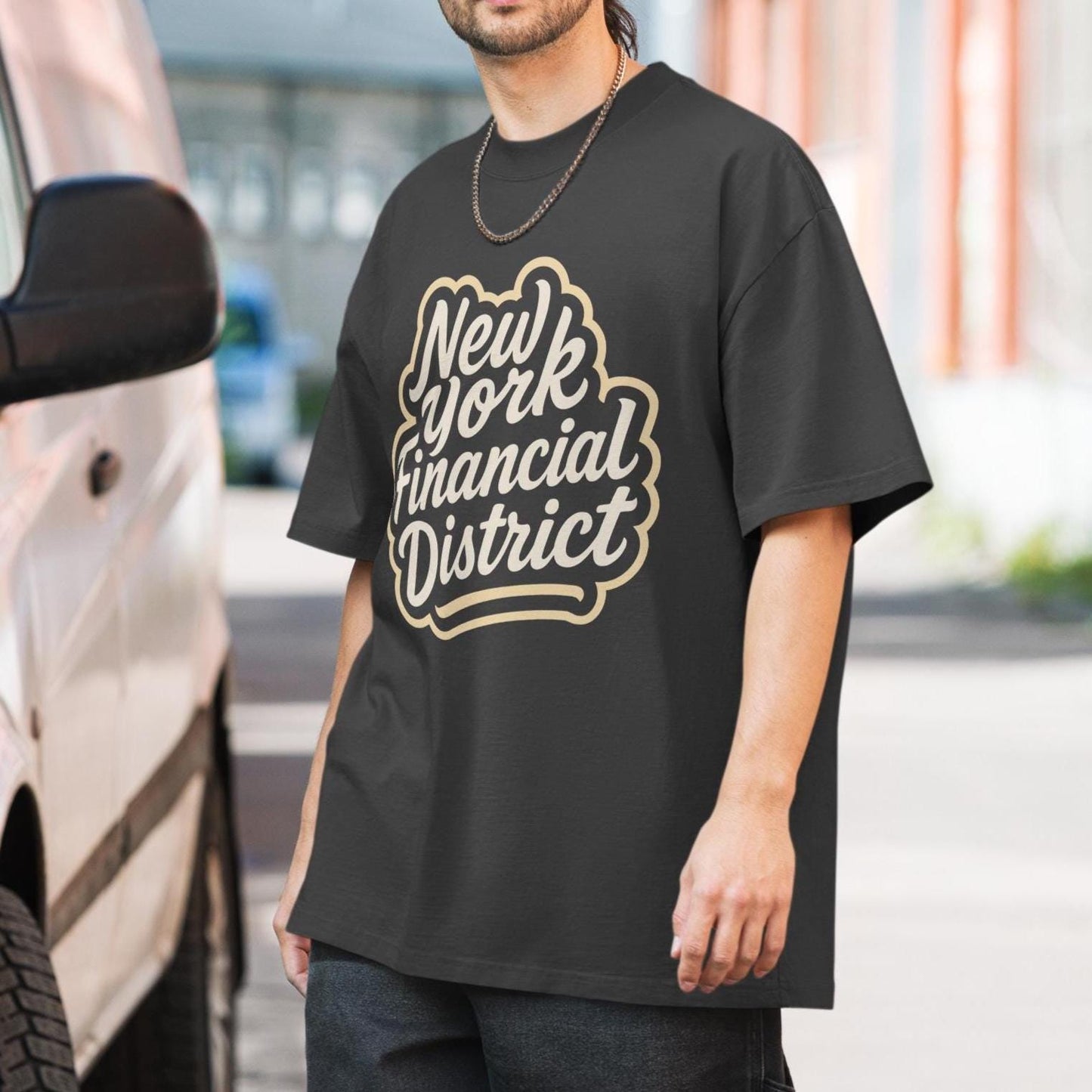 Oversized New York Financial District T-Shirt