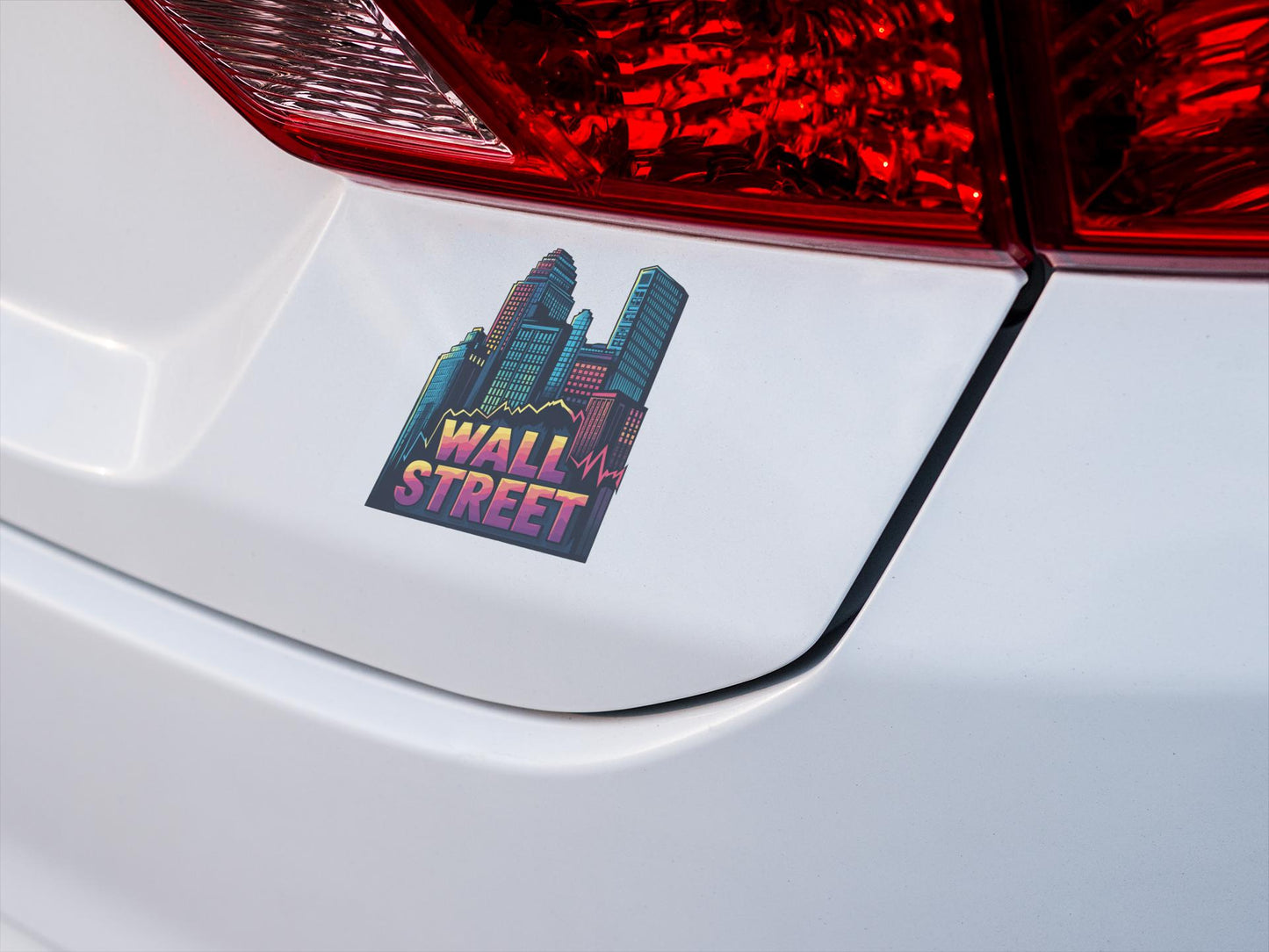 Wall Street Skyline Sticker