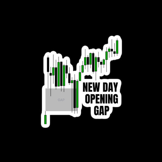 New Day Opening Gap Sticker