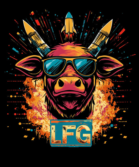 LFG Bull Rocket T-Shirt