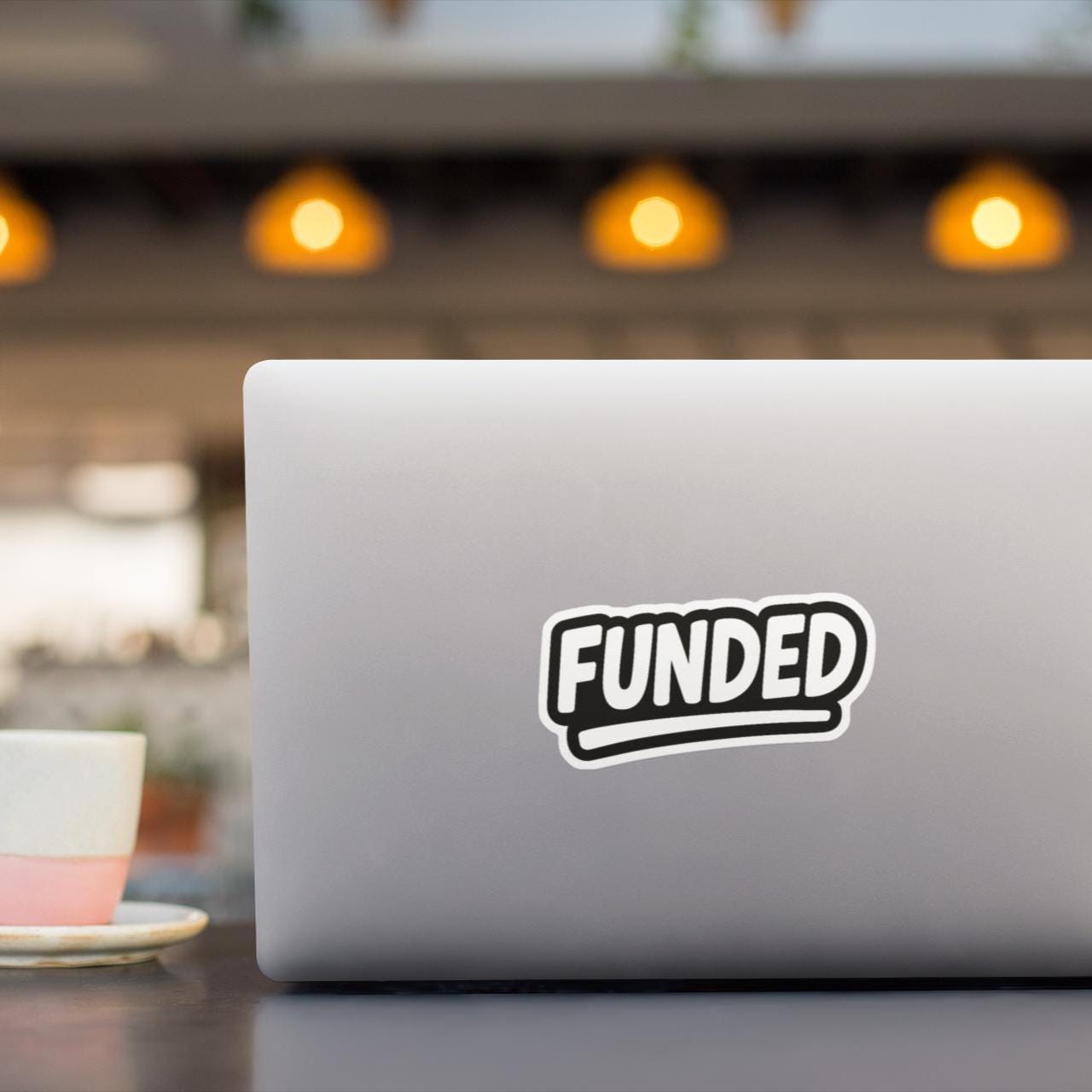 Funded Sticker