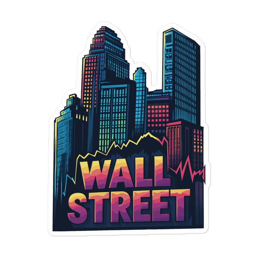 Wall Street Skyline Sticker