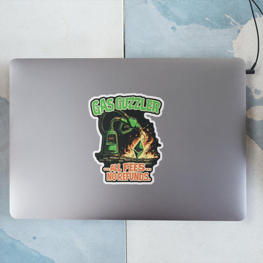 ETH Gas Guzzler Sticker
