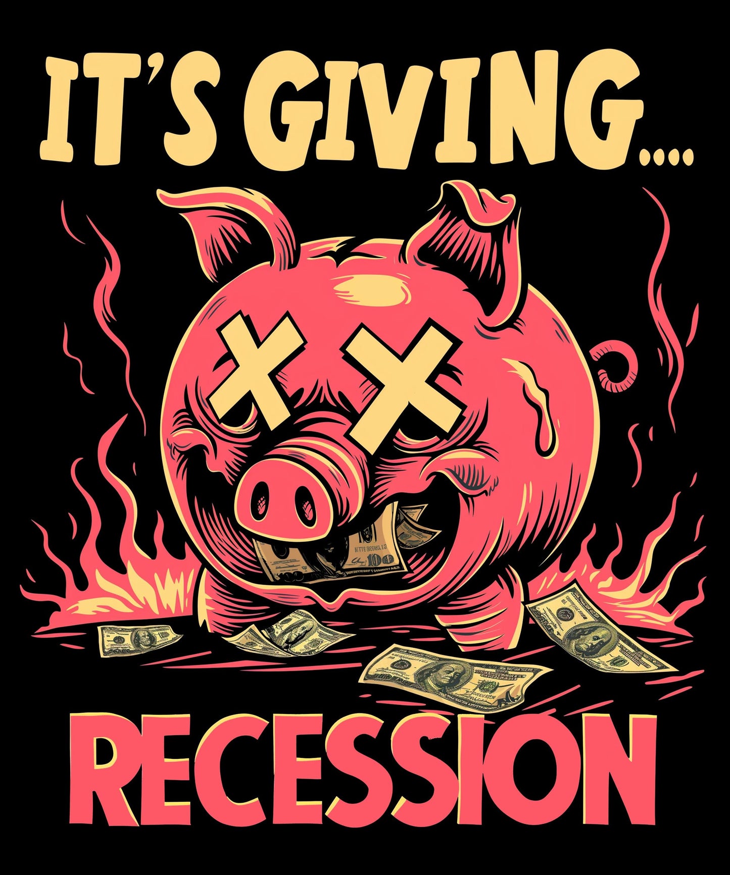 It's Giving.. Recession T-Shirt