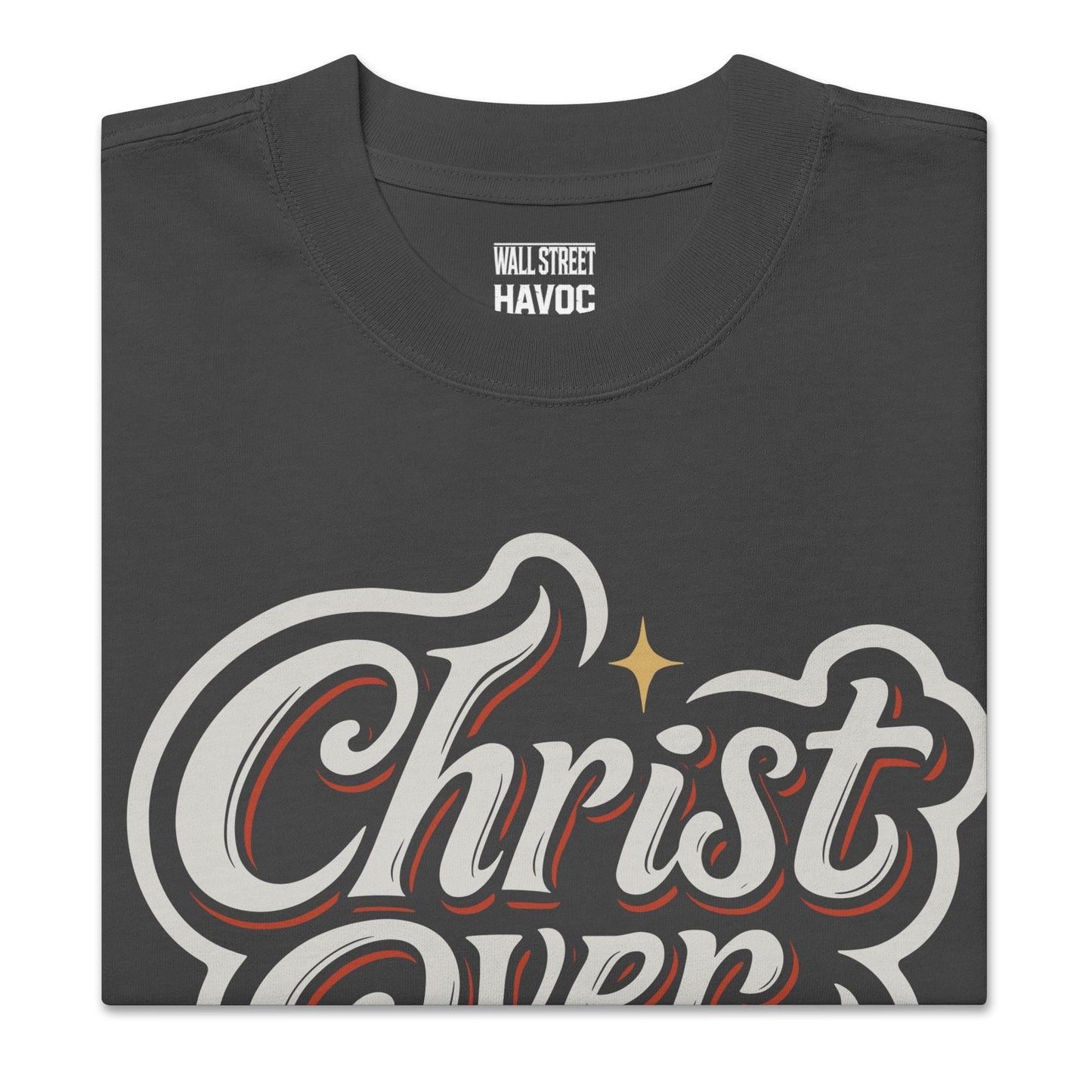 Oversized Christ Over Profits T-Shirt