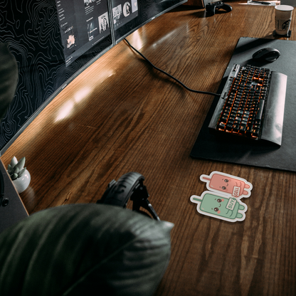 Buy/Sell Candlestick Buddies Sticker