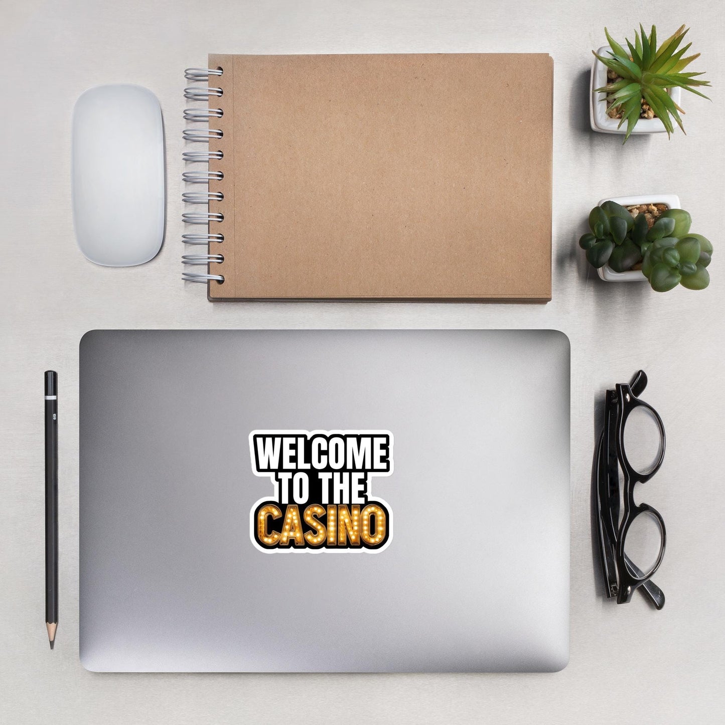 Welcome to the Casino Sticker
