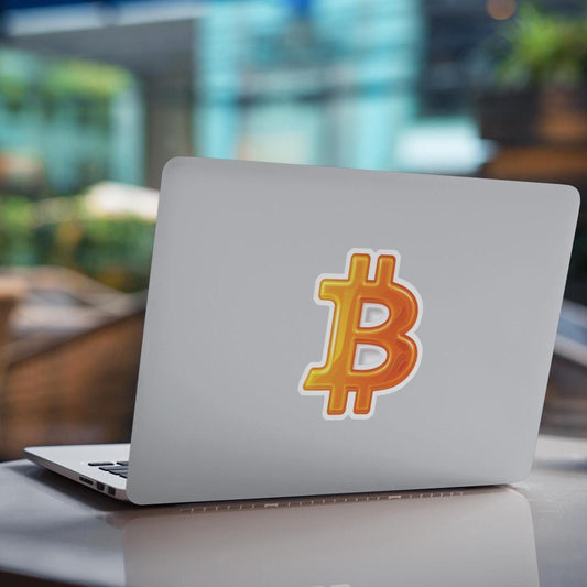 Glossy BTC Sticker