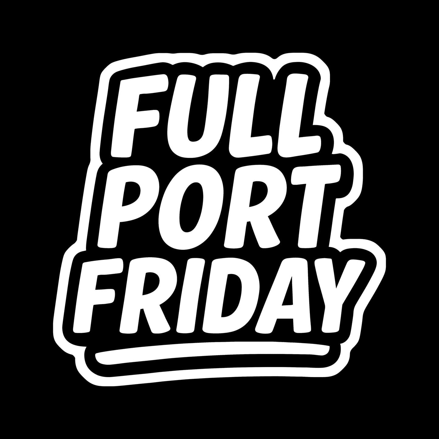 Full Port Friday Sticker